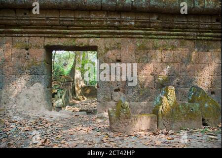 Rovine del tempio di Phimeanakas, templi di Angkor, Cambogia, Indocina, Sud-est asiatico, Asia sudorientale Foto Stock