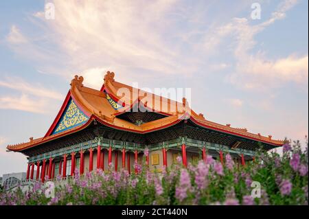 Vista al tramonto della National Concert Hall di Taipei, Taiwan Foto Stock