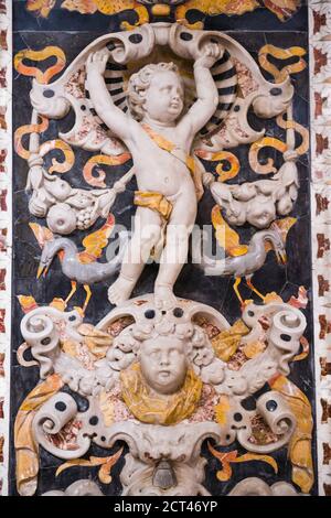 Palermo, interno della Chiesa di Santa Maria di Gesu, Palermo, Sicilia, Italia, Europa Foto Stock