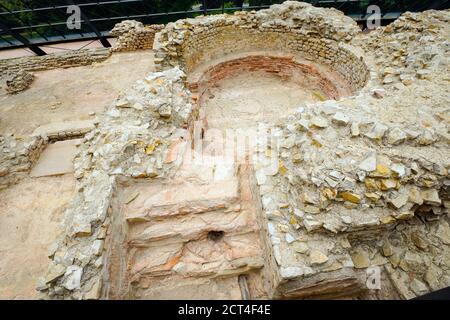 Bagni romani di Badenweiler, Foresta Nera del Sud, Baden-Württemberg, Germania. Foto Stock