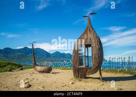 Area ricreativa di Jialulan sulla costa orientale di taitung, taiwan Foto Stock