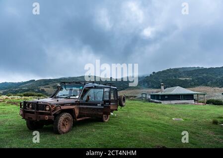 Aberdare Fishing Lodge, Aberdare National Park, Kenya Foto Stock