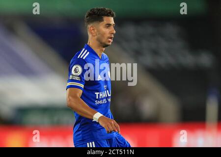 Ayoze Pérez (17) di Leicester City durante il gioco Foto Stock