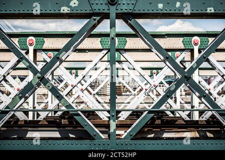 Hugerford e Golden Jubilee Bridge, Londra, Inghilterra, Regno Unito Foto Stock