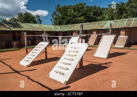 Carta fatta a mano, Ambalavao, Haute Matsiatra Regione, Madagascar Central Highlands Foto Stock