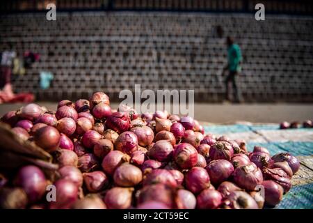 Mercato di Antsirabe, Regione di Vakinancaratra, Madagascar Foto Stock