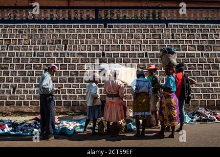 Mercato di Antsirabe, Regione di Vakinancaratra, Madagascar Foto Stock