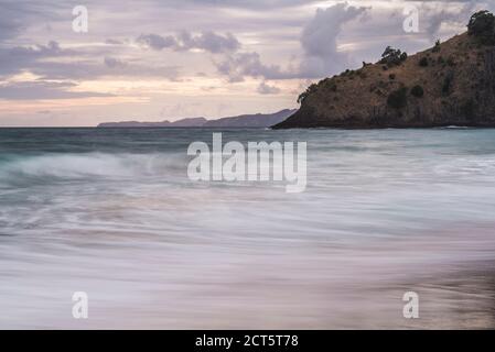 New Chums Beach, Penisola di Coromandel, Nuova Zelanda Isola del Nord Foto Stock