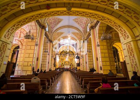 Convento e Chiesa di la Merced (Basilica de Nuestra Señora de la Merced ), Lima, Perù, Sud America Foto Stock