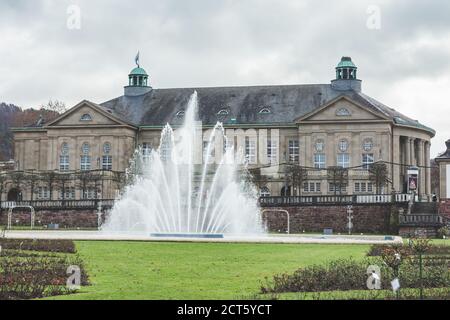 Bad Kissingen/Germany-31/12/18: Edificio in stile neo-barocco del Regentenbau (tedesco per l'edificio del reggente), una sala concerti nella città di Bad Kissingen Foto Stock