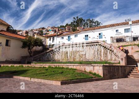 Piazza San Blas (Plazoleta de San Blas), Cusco, Regione Cusco, Perù, Sud America Foto Stock