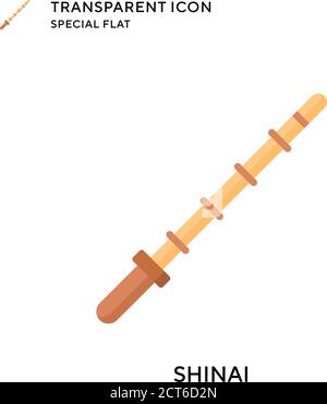 Icona vettore shinai. Illustrazione piatta. Vettore EPS 10. Illustrazione Vettoriale
