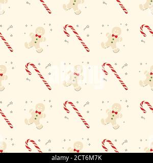 Natale, Capodanno modello senza giunture. Albero di Natale, palla di Natale. Illustrazione Vettoriale
