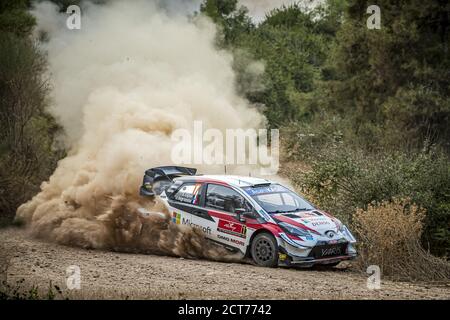 17 OGIER Sebastien (fra), INGRASSIA Julien (fra), Toyota Yaris WRC, Toyota Gazoo Racing WRT, azione durante il Rally 2020 della Turchia, 5° round del Foto Stock