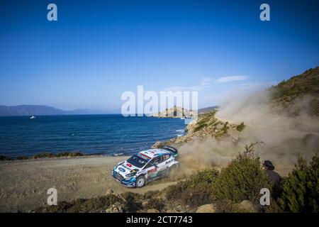 04 LAPPI Esapekka (fin), FERM Janne (fin), Ford Fiesta WRC, M-Sport Ford WRT, in azione durante il Rally 2020 della Turchia, 5° round della FIA WRC CH 2020 Foto Stock