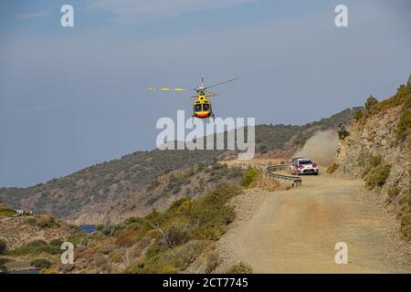 17 OGIER Sebastien (fra), INGRASSIA Julien (fra), Toyota Yaris WRC, Toyota Gazoo Racing WRT, azione durante il Rally 2020 della Turchia, 5° round del Foto Stock