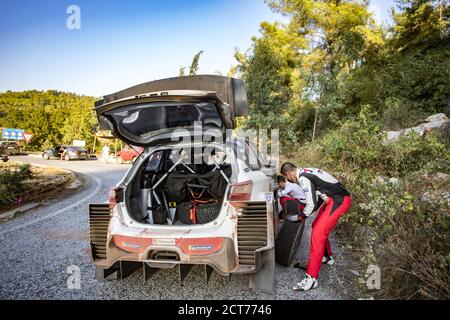 OGIER Sebastien (fra), Toyota Yaris WRC, Toyota Gazoo Racing WRT, ritratto INGRASSIA Julien (fra), Toyota Yaris WRC, Toyota Gazoo Racing WRT, ritratto Foto Stock