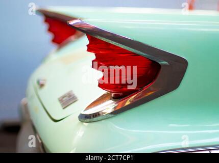 Spencer, NC (USA) - 10 agosto 2019: Un'automobile 1960 di DeSoto in N.C. Museo dei Trasporti. Foto Stock