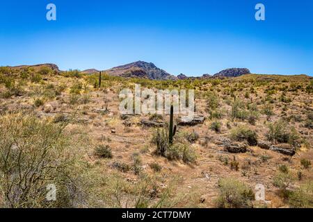 Apache Trail Scenic Drive Foto Stock