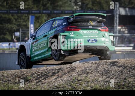 Projekt e, BARRATT Natalie, Ford Fiesta, azione durante il Neste World RX di riga-Lettonia, 6° round del FIA World Rallycross Championship 2020, FIA Foto Stock