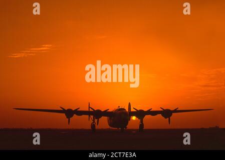 Bombardiere pesante consolidato B-24-LB-30 della seconda Guerra Mondiale Foto Stock