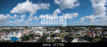 Vista aerea guardando North Myrtle Beach South Carolina Foto Stock