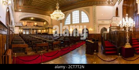 Ankara/Turchia-Agosto 22 2020: Vista interna della vecchia assemblea nazionale. Foto Stock