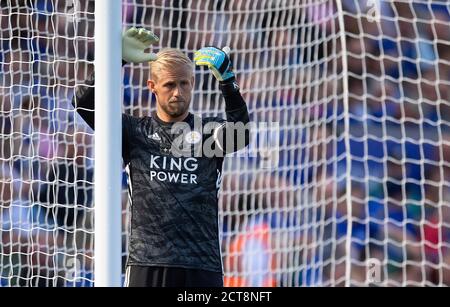 Kasper Schmeichel. Leicester City / Spurs. PHOTO CREDIT: © MARK PAIN / ALAMY STOCK PHOTO Foto Stock