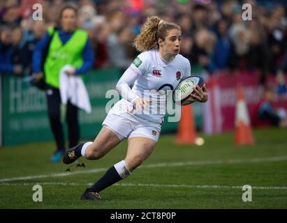 Abby Dow . Inghilterra Donne contro Italia. Goldington Road, Bedford. PHOTO CREDIT : © MARK PAIN / ALAMY STOCK PHOTO Foto Stock