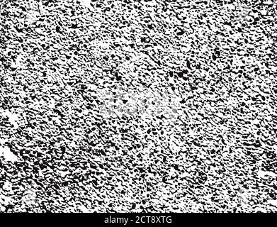 Texture grunge bianca e nera senza cuciture. Sfondo con scuffi. Sfondo vettoriale per la vostra creatività. Illustrazione Vettoriale