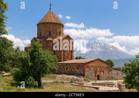 La Turchia, Isola Akdamar, Chiesa Armena della Santa Croce Foto Stock