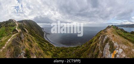 Nuova Zelanda Wellington, Kapiti, Spiaggia di makara che Foto Stock