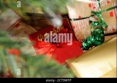 Regali di natale Foto Stock