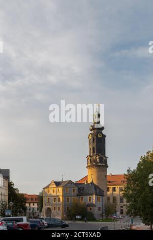 Herzogin Anna Amalia Bibliothek am Platz der Demokratie a Weimar Foto Stock