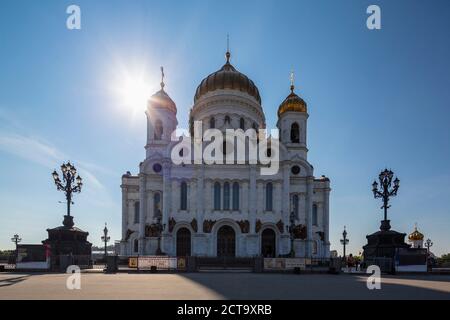 La Russia a Mosca, la Cattedrale di Cristo Salvatore Foto Stock