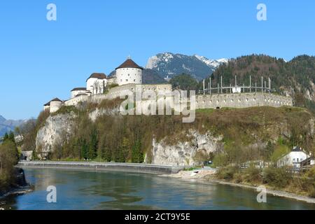 Austria, Tirolo, Kufstein, fortezza sopra il Inn Foto Stock