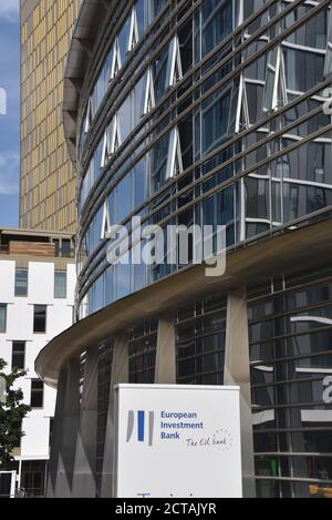 Lussemburgo. 20 Settembre 2020. Edifici Banca europea per gli investimenti BEI - Banca europea per gli investimenti. Credit: Horst Galuschka/dpa/Alamy Live News Foto Stock