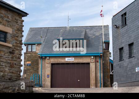 Stazione di Porthcawl Lifeboat (RNLI). Porthcawl Bridgend Wales UK Foto Stock