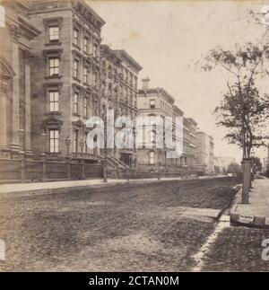 Fifth Avenue e 34th Street., 1860, New York (state), New York (N. Y.), New York, Fifth Avenue (New York, N. Y.), Manhattan (New York, N. Y Foto Stock