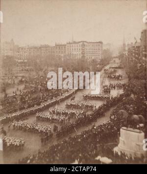 Quarta Ave e Union Square. (Reception del Grand Duke)., 1859, New York (Stato), New York (N.Y.), Manhattan (New York, N.Y.), Union Square (New York, N. Y Foto Stock