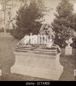 Hollywood,' Long Branch., Pach, G. W. (Gustavus W.) (1845-1904), Hoey, John, 1824 o 5-1892, Turismo, scultura, Lions, New Jersey, Long Branch (N.J.), Long Branch Foto Stock