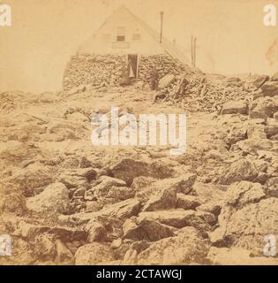 Tip Top House., Kilburn Brothers, New Hampshire, Washington, Mount (N.H Foto Stock