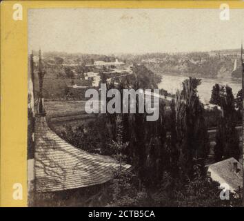 The Clifton House, from the Museum Grounds, Canada Side., E. & H.T. Anthony (azienda), New York (Stato), Niagara Falls (N.Y. e Ont.), Niagara Falls Foto Stock