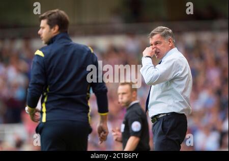 SAM ALLARDYCE West Ham United / Tottenham Hotspur Premier League. PHOTO CREDIT : © MARK PAIN / ALAMY STOCK PHOTO Foto Stock