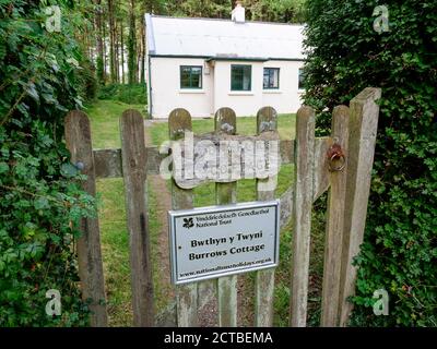 Burrows Cottage o Bwthyn y Twyni vicino a LLanmadoc nel Whiteford National Nature Reserve Gower Peninsula Galles Regno Unito Foto Stock