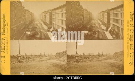 Lake Street., immagine fissa, Stereographs, 1871, Abbott, J. H. (fl. 1860-1879 Foto Stock