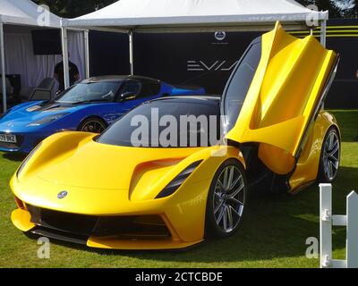 Blenheim Palace, Oxford, Regno Unito. 22 settembre 2020. La nuova era Lotus Eva al famoso Salon Prive tenuto al Blenheim Palace Credit: Motofoto/Alamy Live News Foto Stock