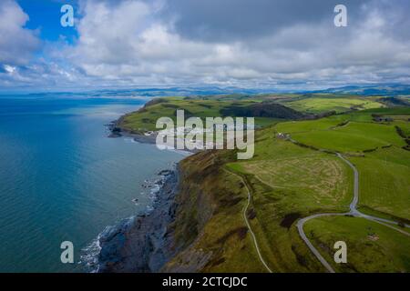 Aberystwyth, Ceredigion, Galles Occidentale, Regno Unito, popolare destinazione turistica Foto Stock