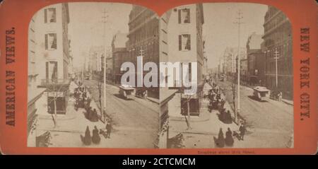 Broadway sopra 26th Street., New York (state), New York (N.Y.), Broadway (New York, N.Y Foto Stock