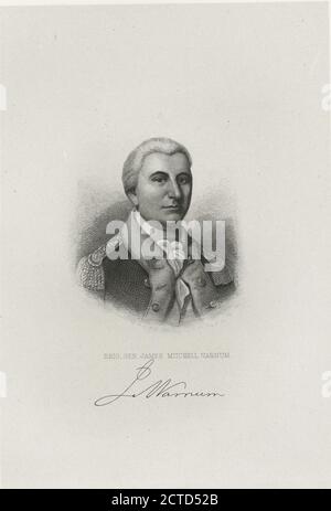 Brig. James Mitchell Varnum, immagine fissa, 1783 - 1890 Foto Stock